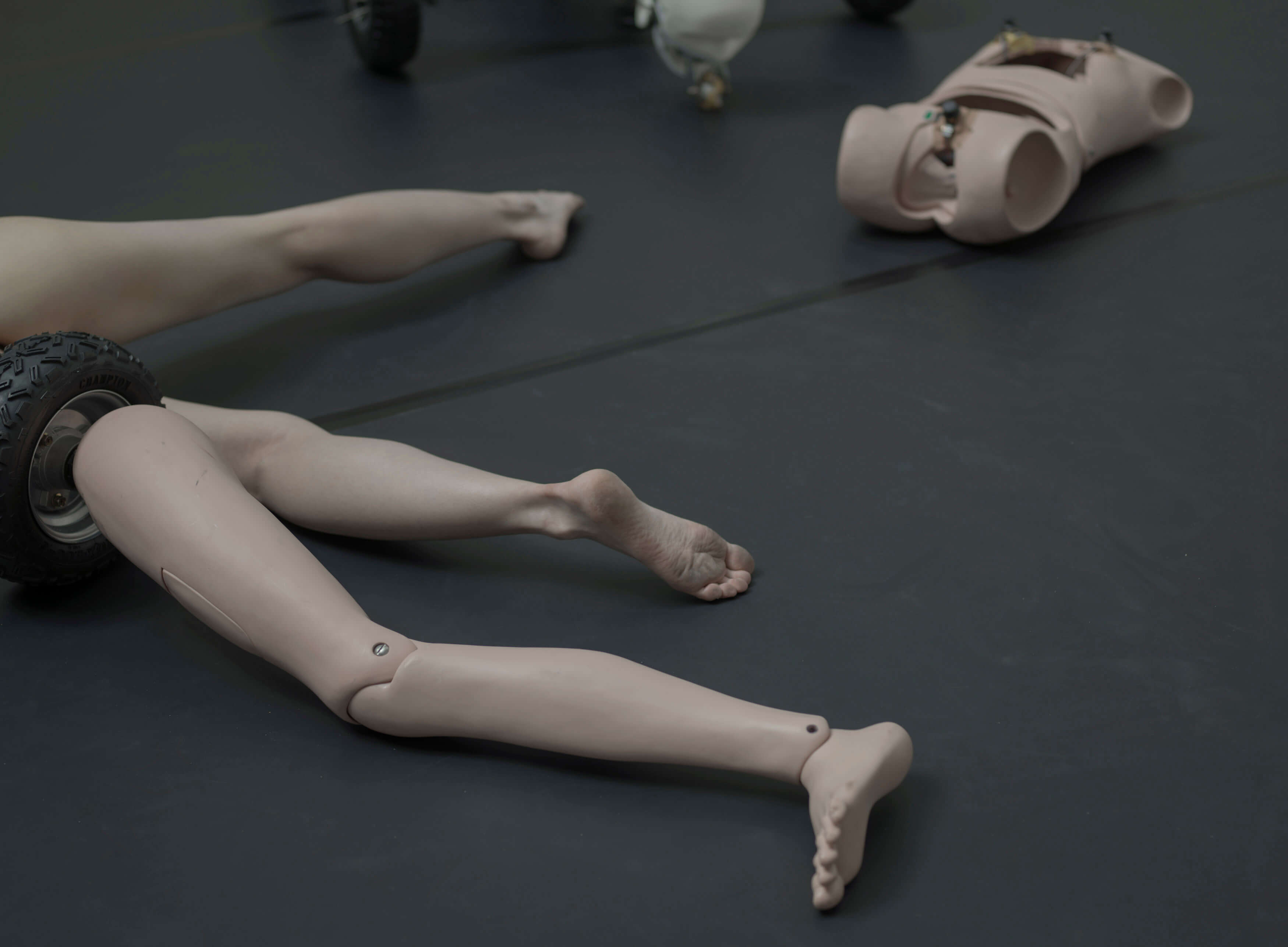 Geumhyung Jeong, installation view, Homemade RC Toy, Kunsthalle Basel, 2019. Photo: Philipp Hänger / Kunsthalle Basel